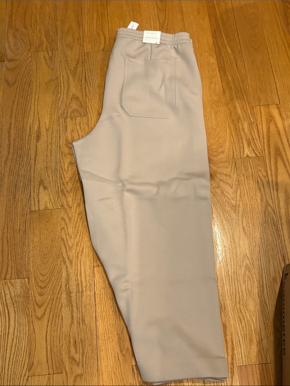 NWT Banana Republic Wide-Leg Pull-On Pants in Light Beige - Picture 7 of 12